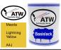 Preview: Mazda, Lightning Yellow, A4J: 1L Lackdose, von ATW Autoteile West.